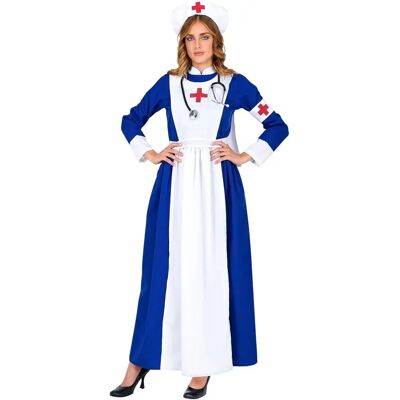 e-Carnavalskleding.nl Sjuksköterska Kostym blå och vit - Kostym e-Carnavalskleding.nl Sjuksköterska Kostym blå och vit - Kostym