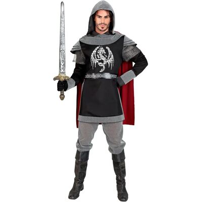 Costume da Cavaliere Nero - Costume Medievale Costume da Cavaliere Nero - Costume Medievale