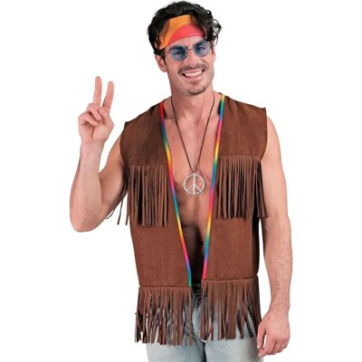 Chaleco hippie de los 70s de Widmann Chaleco hippie de los 70s de Widmann
