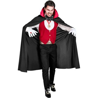 Finidi Vampirkappe - XL/XXL - Schwarz Rot - Cape Finidi Vampirkappe - XL/XXL - Schwarz Rot - Cape