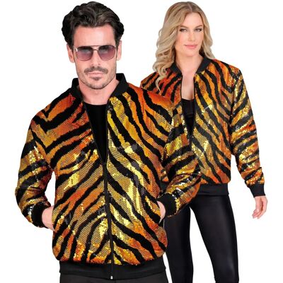 Unisex Tijger Glitter Bomberjack - Bomber Jacket Unisex Tijger Glitter Bomberjack - Bomber Jacket