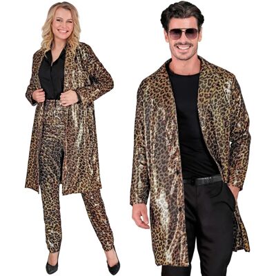 Marca Modelo - Disfraz de fiesta de leopardo para adultos Marca Modelo - Disfraz de fiesta de leopardo para adultos