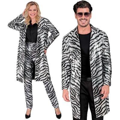 Disfraz de fiesta modelo Widmann con estampado animal en plata - Disfraz Disfraz de fiesta modelo Widmann con estampado animal en plata - Disfraz