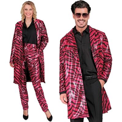Costume con stampa animalier fucsia Widmann - Costume o cappotto Costume con stampa animalier fucsia Widmann - Costume o cappotto