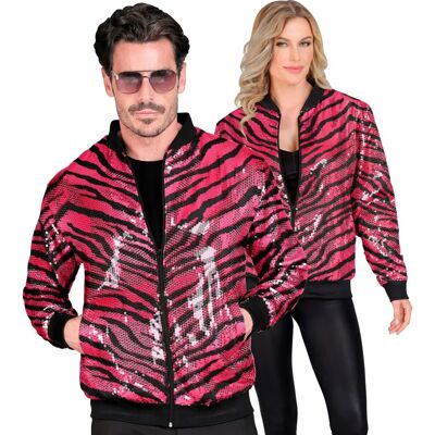 Widmann Bomber Rose Imprimé Animal - Veste Bomber - Publicité Widmann Bomber Rose Imprimé Animal - Veste Bomber - Publicité