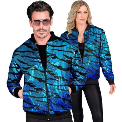 Fashion Bomber - Motif animal rayé - Veste bomber pour adultes - Publicité Fashion Bomber - Motif animal rayé - Veste bomber pour adultes - Publicité