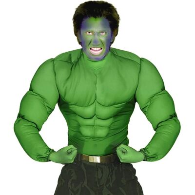 Widmann Adult Green Muscle Shirt L - Muscle Shirt Widmann Adult Green Muscle Shirt L - Muscle Shirt
