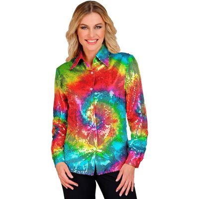 e-Carnavalskleding.nl Paillettenshirt Tie Dye - Karneváli jelmez e-Carnavalskleding.nl Paillettenshirt Tie Dye - Karneváli jelmez