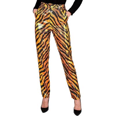 Pantalon fiesta imprimé animal or - Pants Pantalon fiesta imprimé animal or - Pants