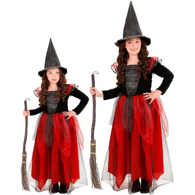 Costume de Sorcière Rouge pour Filles - Halloween & Carnaval - Publicité Costume de Sorcière Rouge pour Filles - Halloween & Carnaval - Publicité