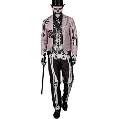 Widmann Skelegroom Frack with Vest, Pants, Mask - Costume Widmann Skelegroom Frack with Vest, Pants, Mask - Costume