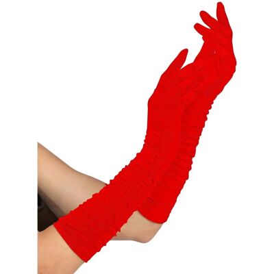 Guantes rojos de lycra Widmann - Guantes Guantes rojos de lycra Widmann - Guantes