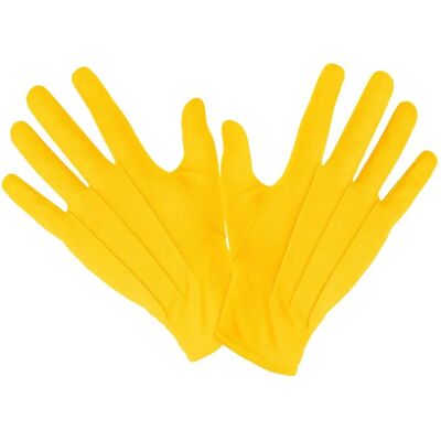 Gants courts jaunes Widmann S.r.l. - Costume de clown jaune Gants courts jaunes Widmann S.r.l. - Costume de clown jaune