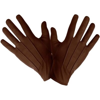 Marque Modèle - Gants Marrons - Gants pour Halloween & Carnaval - Gants Marque Modèle - Gants Marrons - Gants pour Halloween & Carnaval - Gants