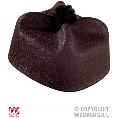 Acessório de fantasia WIDMANN 1665P - Chapéu de padre preto para adultos Acessório de fantasia WIDMANN 1665P - Chapéu de padre preto para adultos