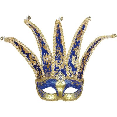 Widmann Jester Niebiesko-Złota Maska - Maska Widmann Jester Niebiesko-Złota Maska - Maska
