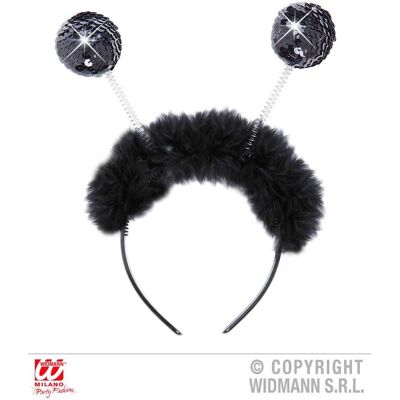 WIDMANN 1942G Black Headband Balls Fancy Dress - Fancy Dress WIDMANN 1942G Black Headband Balls Fancy Dress - Fancy Dress