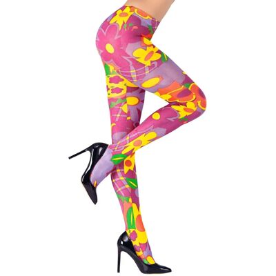 Widmann Medias de Flower Power Hippie Rosa - Medias Widmann Medias de Flower Power Hippie Rosa - Medias