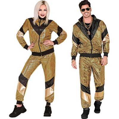 Unisex träningsdräkt från 80-talet reflekterande guld - Sport & Kostym Unisex träningsdräkt från 80-talet reflekterande guld - Sport & Kostym