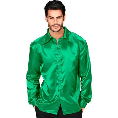 Finidi Szatén férfiaknak 70-es évek diszkó blúza - Ruházat Finidi Szatén férfiaknak 70-es évek diszkó blúza - Ruházat