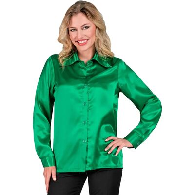 e-Carnavalskleding.nl Modèle: Chemisier en satin des années 70 pour femmes e-Carnavalskleding.nl Modèle: Chemisier en satin des années 70 pour femmes