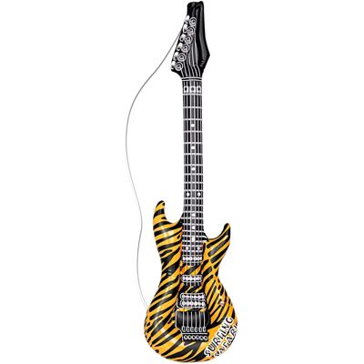 Fendi Mega aufblasbare Gitarre mit Leopardenmuster - Spielzeug Fendi Mega aufblasbare Gitarre mit Leopardenmuster - Spielzeug