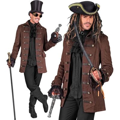 Widmann Modelo - Abrigo de pirata histórico para hombres Widmann Modelo - Abrigo de pirata histórico para hombres