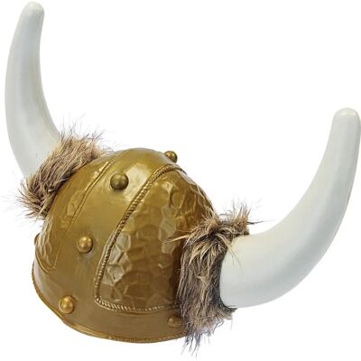 Casco vikingo deluxe Widmann Ansgar blanco-oro - Casco vikingo Casco vikingo deluxe Widmann Ansgar blanco-oro - Casco vikingo