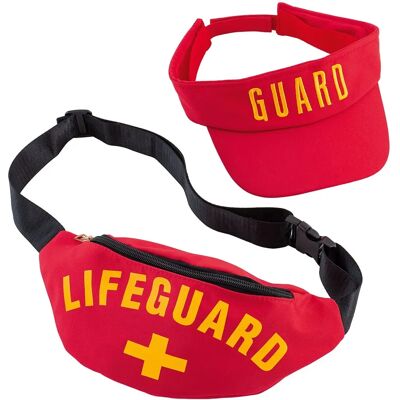 Ensemble de Sauveteur Widmann - Chapeau de Protection, Ceinture Ensemble de Sauveteur Widmann - Chapeau de Protection, Ceinture