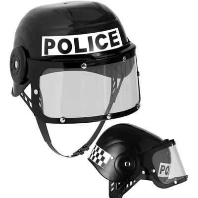 Capacete de polícia infantil Personage - Tamanho único - Capacete de polícia para crianças Capacete de polícia infantil Personage - Tamanho único - Capacete de polícia para crianças