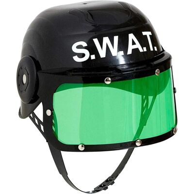 Casque SWAT Noir pour Enfants de Boland Casque SWAT Noir pour Enfants de Boland
