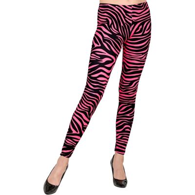 Widmann Pink Zebra UV Leggings - Leggings - Publicité Widmann Pink Zebra UV Leggings - Leggings - Publicité