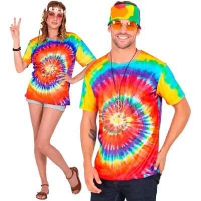Finidi Hippie Skjorta Psychedelic Tie-Dye - Skjorta Finidi Hippie Skjorta Psychedelic Tie-Dye - Skjorta