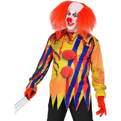 Widmann KILLERCLOWN - Camisa de payaso de horror - M/L Widmann KILLERCLOWN - Camisa de payaso de horror - M/L