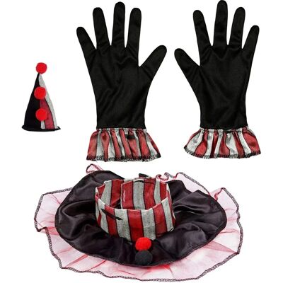 Conjunto de accesorios de arlequín de Widmann - Complementos de disfraz Conjunto de accesorios de arlequín de Widmann - Complementos de disfraz