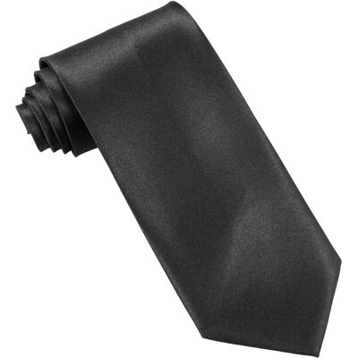 Cravate en satin noire Widmann - Accessoire élégant Cravate en satin noire Widmann - Accessoire élégant