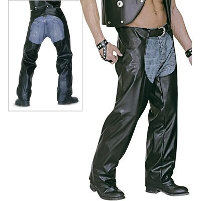Onberispeld XL Lederenlook Cowboy Kostuum - Wild West Onberispeld XL Lederenlook Cowboy Kostuum - Wild West