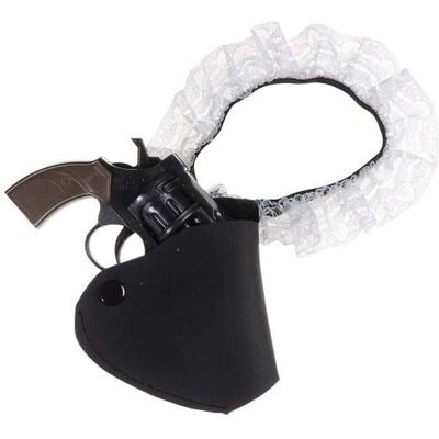 WIDMANN 3028G déguisement - Porte-jarretelle et revolver WIDMANN 3028G déguisement - Porte-jarretelle et revolver