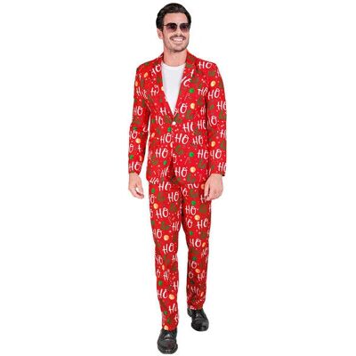 Rood kerstpak - Feestelijk ho ho voor mannen Rood kerstpak - Feestelijk ho ho voor mannen