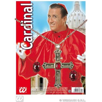 WIDMANN 3076C Fantasia - Kit Cardeal para Adultos WIDMANN 3076C Fantasia - Kit Cardeal para Adultos