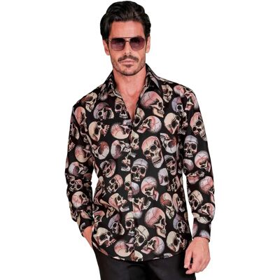 e-Carnavalskleding.nl Skull Happy Shirt - Carnival e-Carnavalskleding.nl Skull Happy Shirt - Carnival