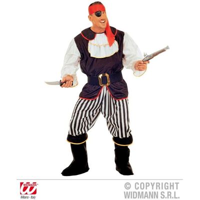 Disfraz de pirata XL WIDMANN - Hombre, Rayas, Accesorios Disfraz de pirata XL WIDMANN - Hombre, Rayas, Accesorios