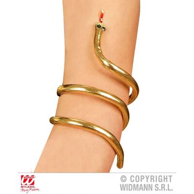 WIDMANN 3297Y Costume Serpent Égyptien Doré - Fancy Dress WIDMANN 3297Y Costume Serpent Égyptien Doré - Fancy Dress