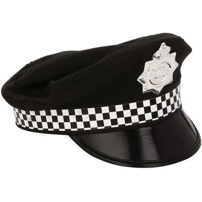 Britse politiepet - Carnavalsaccessoire Britse politiepet - Carnavalsaccessoire