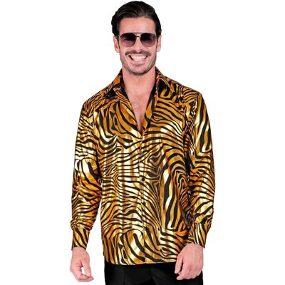 Chemise zèbre dorée Finidi L/XL - Shirt Chemise zèbre dorée Finidi L/XL - Shirt