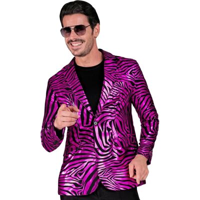 Costume de fête ou veste violette - Imprimé animal Costume de fête ou veste violette - Imprimé animal