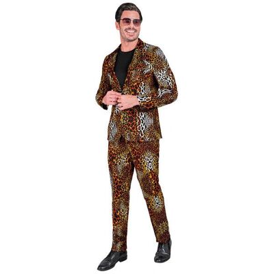 Brand Model Animal Print Brown - Suit for Men Brand Model Animal Print Brown - Suit for Men