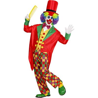 Widmann Super Clown - Veste, Gilet, Nœud Papillon, Pantalon, Chapeau - Costume Widmann Super Clown - Veste, Gilet, Nœud Papillon, Pantalon, Chapeau - Costume