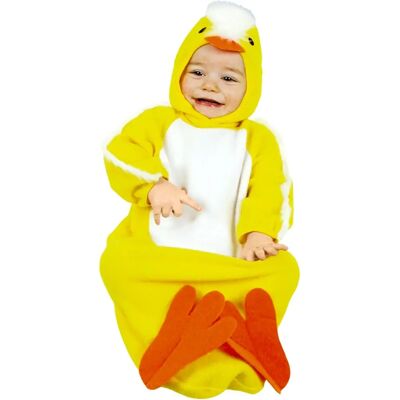 Humor Baby-Hühnchen-Kostüm - Gelb/Weiß/Orange - Baby-Kostüm für Karneval Humor Baby-Hühnchen-Kostüm - Gelb/Weiß/Orange - Baby-Kostüm für Karneval