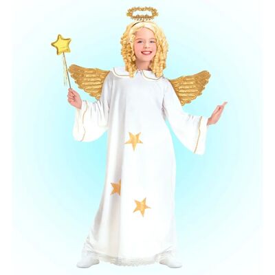 Costume da Angioletto WIDMANN Stelle Dorate - Bambini 5-7 Anni Costume da Angioletto WIDMANN Stelle Dorate - Bambini 5-7 Anni